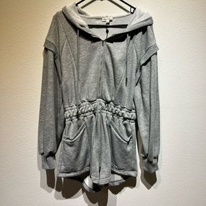 For Love and Lemons hooded jumpsuit/romper